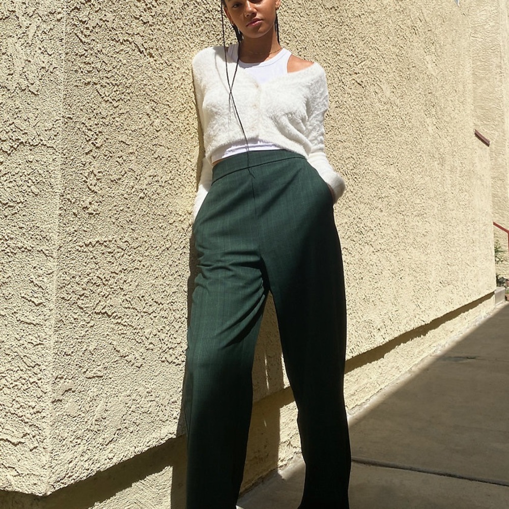 ARITZIA Sunday Best Ribbed white racerback tank